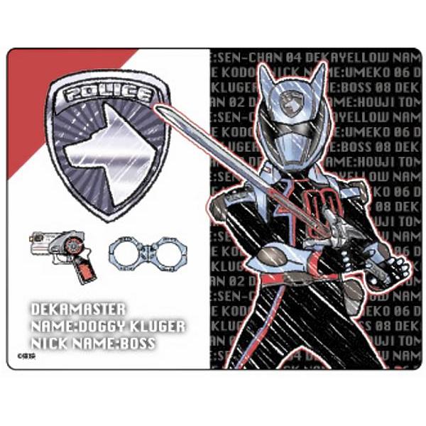 特捜戦隊デカレンジャー カード バッジなど デカマスター】アクリルカード 特捜戦隊デカレンジャー 01