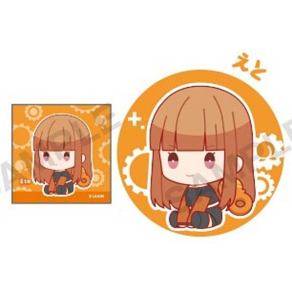 カラフルピーチ　えと　だるま缶 カラフルピーチ えと だるまさんがころんだ 缶バッジ - メルカリ