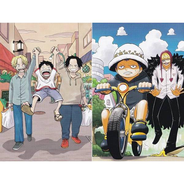 付録のみの販売です】[「ONE PIECE学園」思い出ポストカード 2枚セット