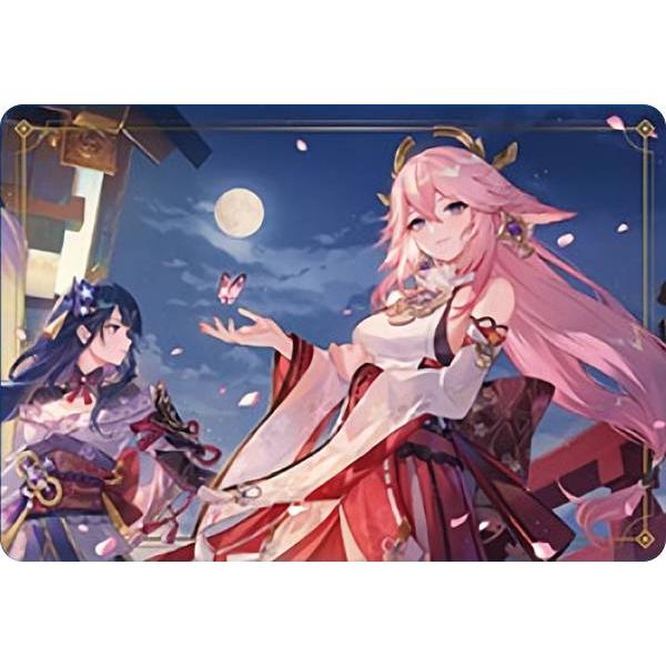 28.雷電将軍&八重神子】原神 メタルカードコレクション2 28.雷電将軍&八重神子】原神 メタルカードコレクション2