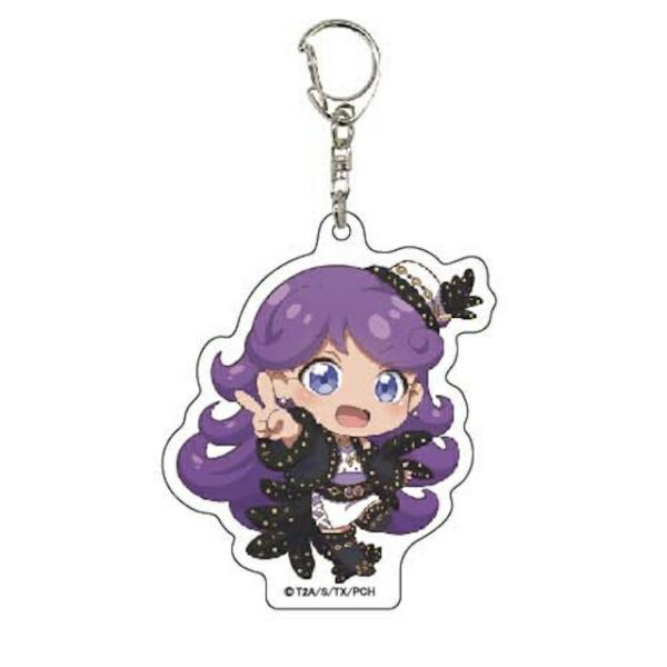 紫藤める】アクリルキーホルダー キラッとプリ☆チャン 02 SD : トレカ