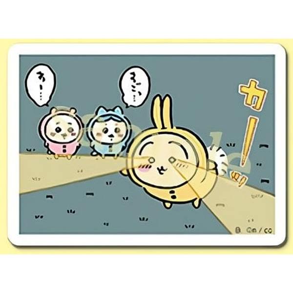 ちいかわ＆ハチワレ＆うさぎ (カーッ)】ちいかわ ダイカット