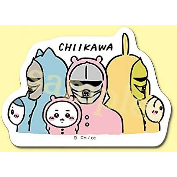 ハチワレ＆ちいかわ＆うさぎ (鎧さん達)】ちいかわ ダイカット 