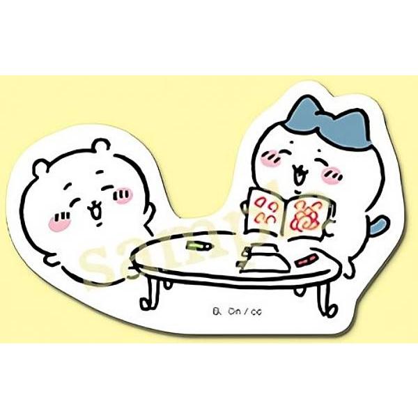 ちいかわ＆ハチワレ (勉強)】ちいかわ ダイカットステッカーセット4
