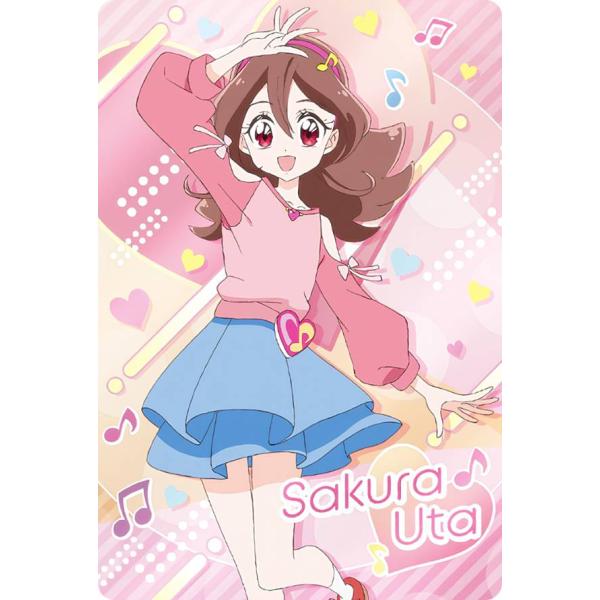 P04 咲良うた】 キミとアイドルプリキュア♪ キラキラカードグミ