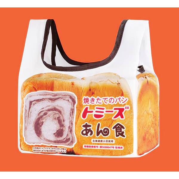 【3.トミーズあん食 エコバッグ】甲斐みのり監修 地元パン(R)グッズ 3.トミーズあん食 エコバッグ】甲斐みのり監修 地元パン(R
