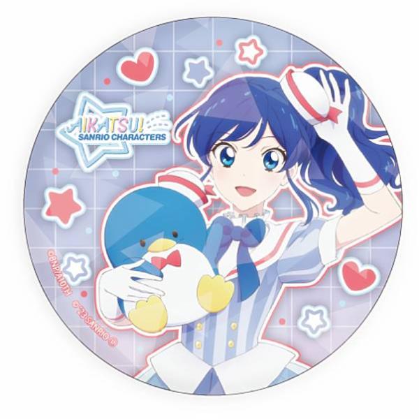 霧矢あおい×タキシードサム】ホログラム缶バッジ(65mm) アイカツ