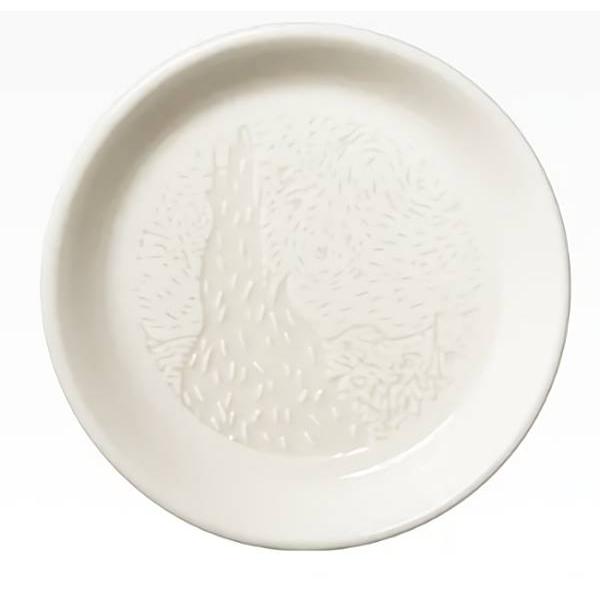 【E賞 星月夜A 筆跡の小皿】一番くじ フィンセント・ファン・ゴッホ 【中古】