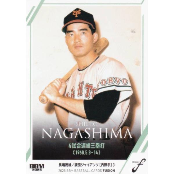 BBM ベースボールカード 50 長嶋茂雄 読売ジャイアンツ (レギュラー