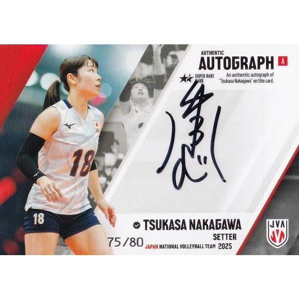 75/80] 中川つかさ (スーパーレアカード：直筆サインカードA