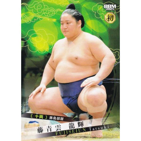 BBM 2025 大相撲カード 62 藤青雲 龍輝(初) 十両 (レギュラーカード)