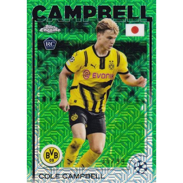 グリーンパラレル 35/99】UEFA サッカーカード 191 Cole Campbell