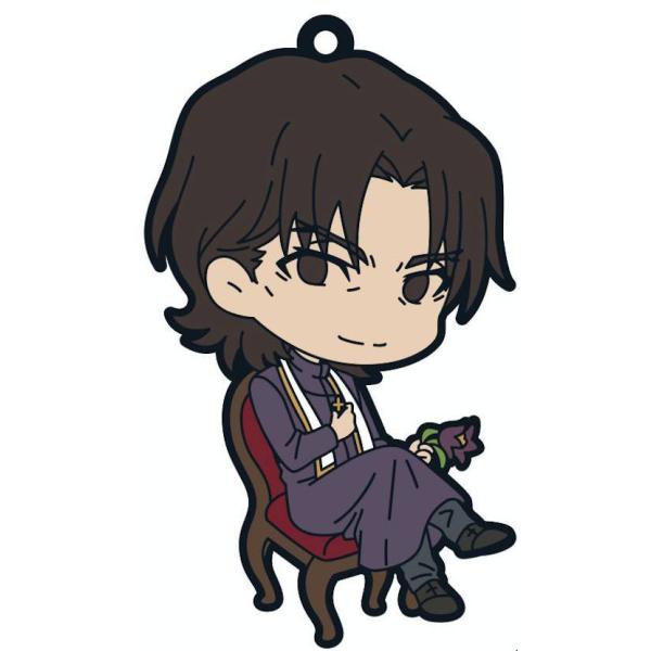 希少]Fate/Zero ギルガメッシュ言峰綺礼クリスタルドームストラップ