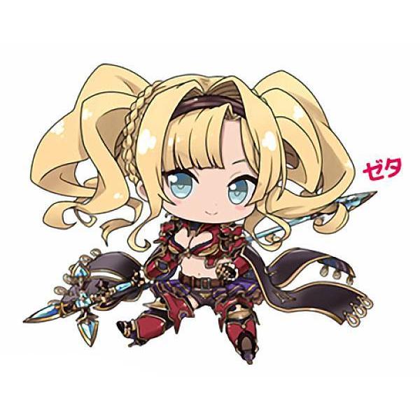 ゼタ】 グランブルーファンタジー ぺたん娘 トレーディングアクリル