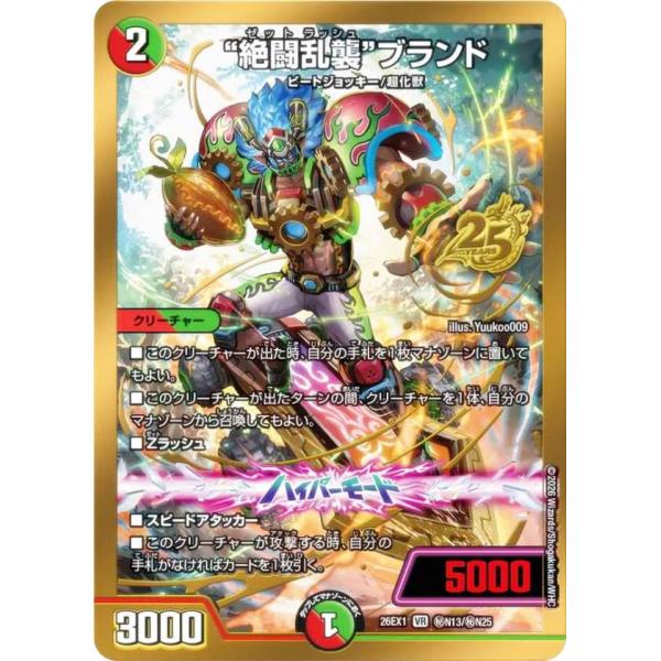 ゴールドボーダー版】デュエルマスターズ DM26EX1 秘N13/秘N25 ”絶闘乱