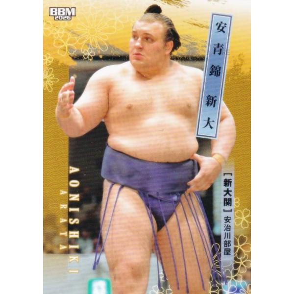 BBM 2026 大相撲カード 04 安青錦 新大 新大関 (レギュラーカード