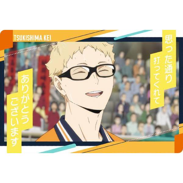 25.月島蛍 (名場面カード) 】 ハイキュー!! ウエハース3 : トレカ