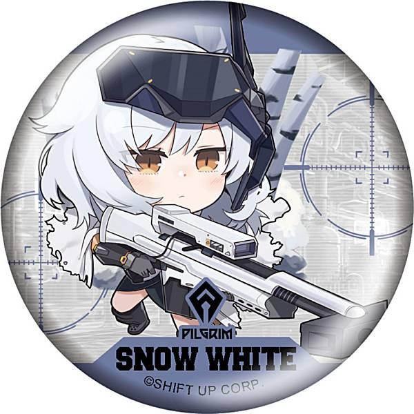 スノーホワイト】勝利の女神:NIKKE デフォルメ缶バッジ : トレカ