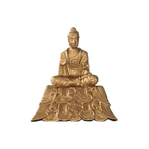 金色の釈迦如来座像(箱付き) 釈迦如来坐像 金色タイプ】和の心 仏像 肆 : トレカショップ LEAD