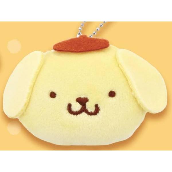 おまんじゅう】ポムポムプリンもちもちぬいぐるみボールチェーン