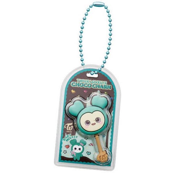 TWICE ミチェン バッグチャーム ミギンポーチ　トレカケース　4セット 6.MIVELY】TWICE LOVELYS チョコがけボーロ＆チャーム ※チャームのみ