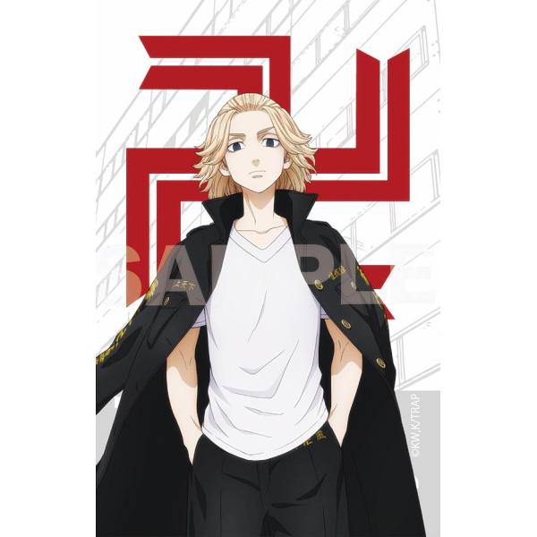 佐野万次郎(マイキー)】 東京リベンジャーズ サテン地ステッカー