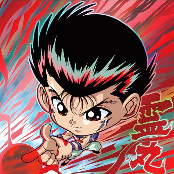 箔押し仕様] YH-27 浦飯幽助/霊丸 (UR ウルトラレア) 】 にふぉるめー 