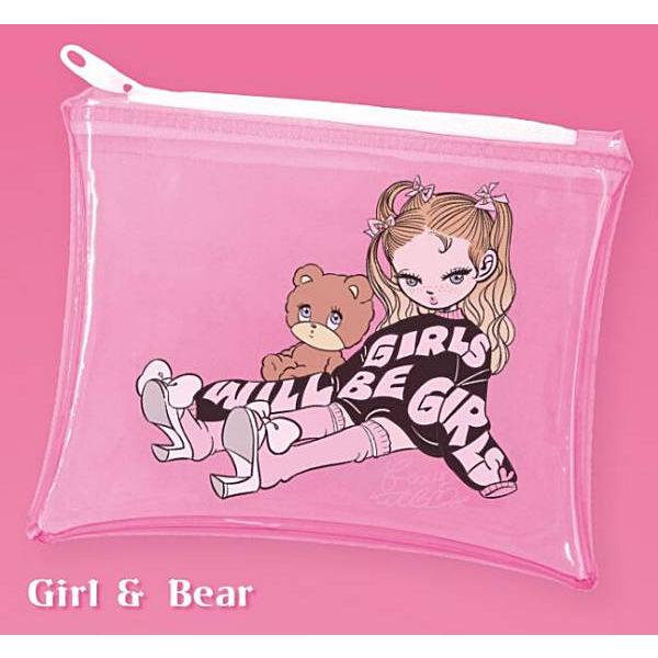 Girl&Bear】foxy illustrations ポーチコレクション : トレカ