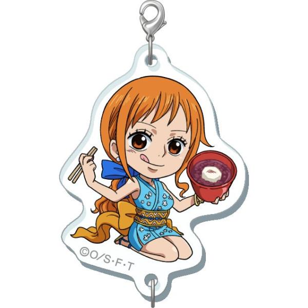 おナミ】 ワンピース 和ノ食つながるアクリルチャーム : トレカ
