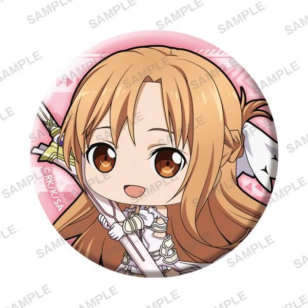 ソードアート・オンライン　缶バッジ　アスナ　ステイシア アスナ(創世神ステイシアver.)】 ソードアート・オンライン アリシ