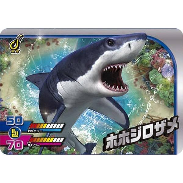 1-26 ホホジロザメ (P プリズム) 】カードダス 釣りスピリッツ