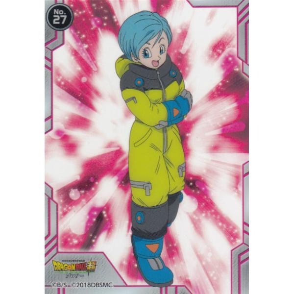 No.27 ブルマ】ドラゴンボール超 ブロリー クリアカードコレクション