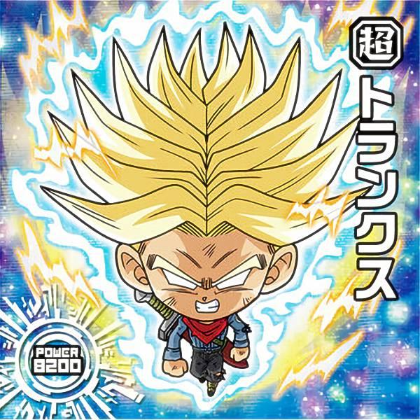 超2-24 トランクス (GR ゴッドレア)】 ドラゴンボール超戦士シール