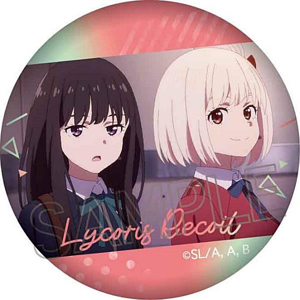 千束＆たきな】リコリス・リコイル 百面相缶バッジ Vol.2 : トレカ 