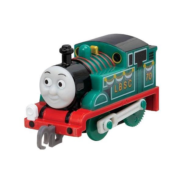緑のトーマス（連結パーツ付）】カプセルプラレール きかんしゃ
