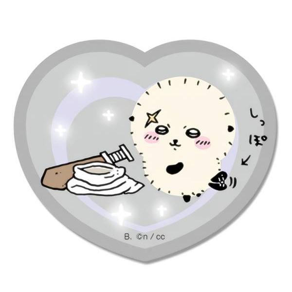 ラッコ (ハート型) 】 ちいかわ ダイカットステッカーセット5