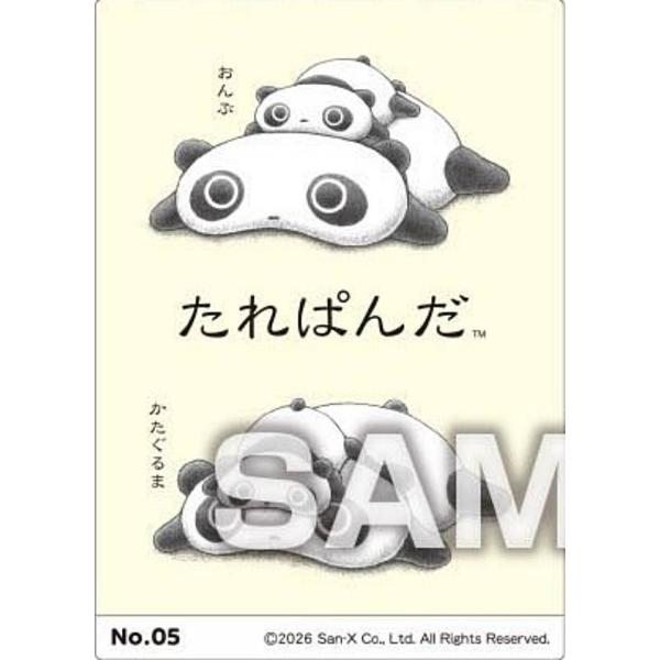 No.05 たれぱんだ】サンエックスユニバース クリアカードコレクション