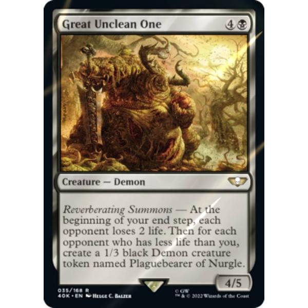 サージ・FOIL】マジックザギャザリング 40K EN 035 Great Unclean One