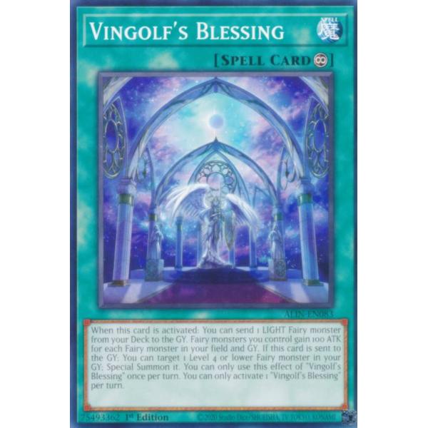 遊戯王 ALIN-EN083 Vingolf's Blessing (英語版 1st Edition