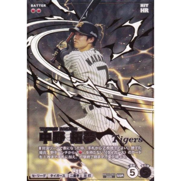 プロ野球 ファンスターズリーグ BBC03-002 中野 拓夢 阪神タイガース
