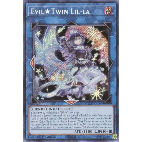 遊戯王 BLCR-EN097 Evil☆Twin リィラ Evil☆Twin Lil 遊戯王 BLCR-EN097 Evil☆Twin リィラ Evil☆Twin Lil