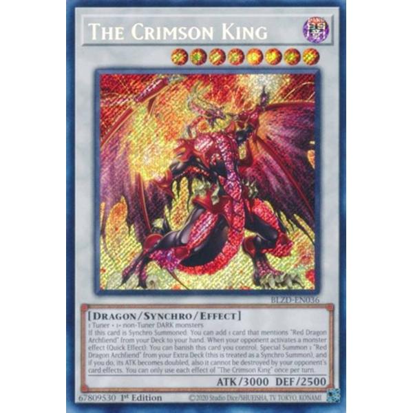 遊戯王 BLZD-EN036 紅蓮の王者 (英語版 1st Edition シークレットレア
