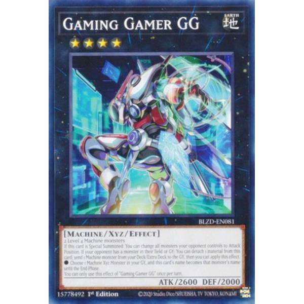 遊戯王 BLZD-EN081 Gaming Gamer GG (英語版 1st Edition ノーマル