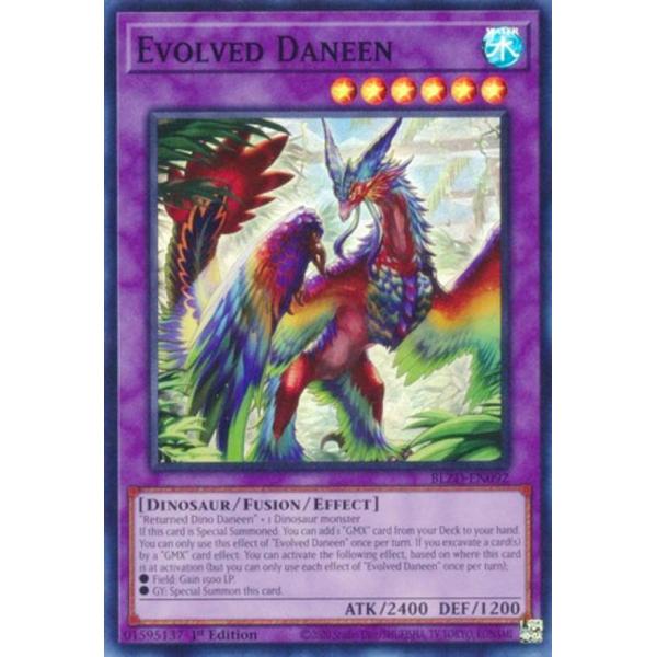 遊戯王 BLZD-EN092 Evolved Daneen (英語版 1st Edition スーパーレア