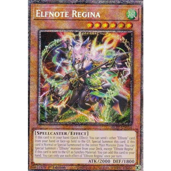遊戯王 BLZD-EN014 耀聖の風詩レギナ (英語版 1st Edition スター