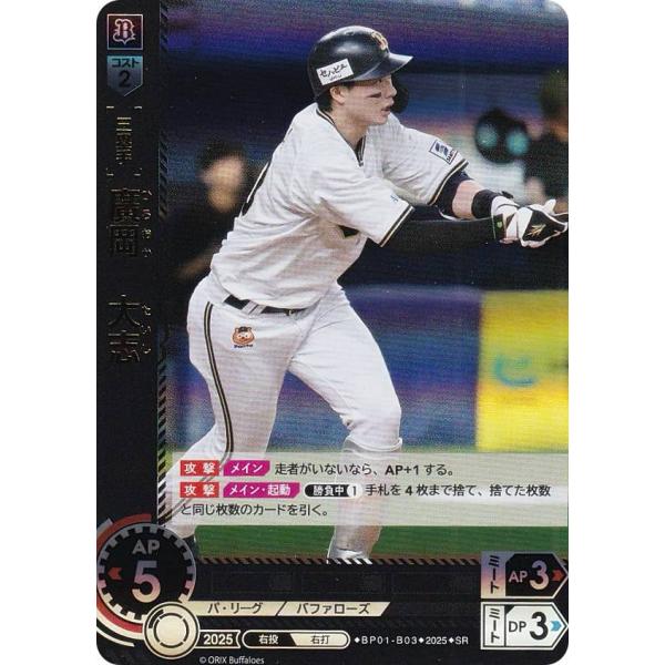 ドリームオーダー オリックスバファローズ 廣岡 大志 ssp ドリームオーダー オリックスバファローズ 廣岡 大志 ssp ドリーム