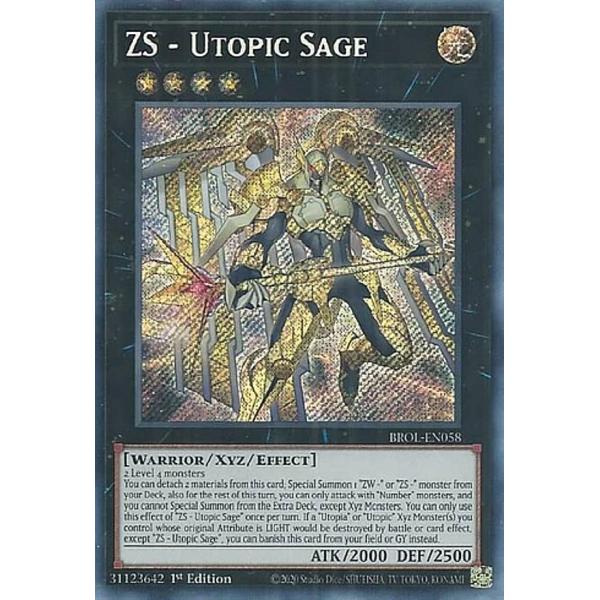 遊戯王 BROL-EN058 ZS−希望賢者 ZS - Utopic Sage (英語版 1st