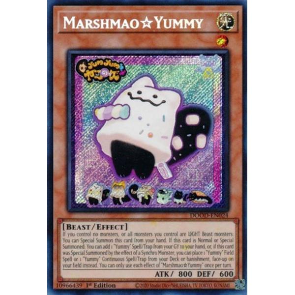 遊戯王　EU版　マシュマオ⭐︎ヤミー　シークレットレア 遊戯王 EU版 マシュマオ⭐︎ヤミー シークレットレア - メルカリ