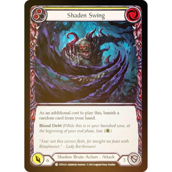 レインボー・FOIL】フレッシュ＆ブラッド DTD 125 Shaden Swing (C