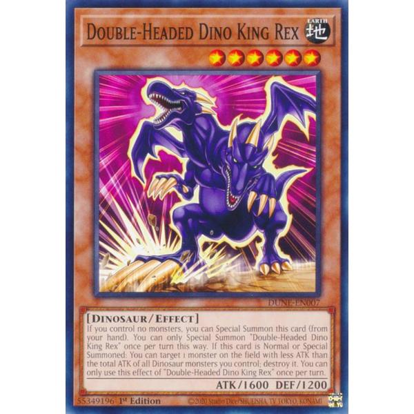 遊戯王 DUNE-EN007 双頭竜キング・レックス Double-Headed King